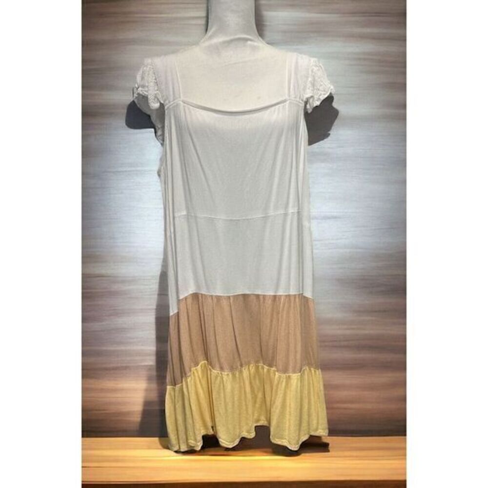 MARGAUX RIVIERA Dress Size Large Women's Boho Pullover Sleeveless‎